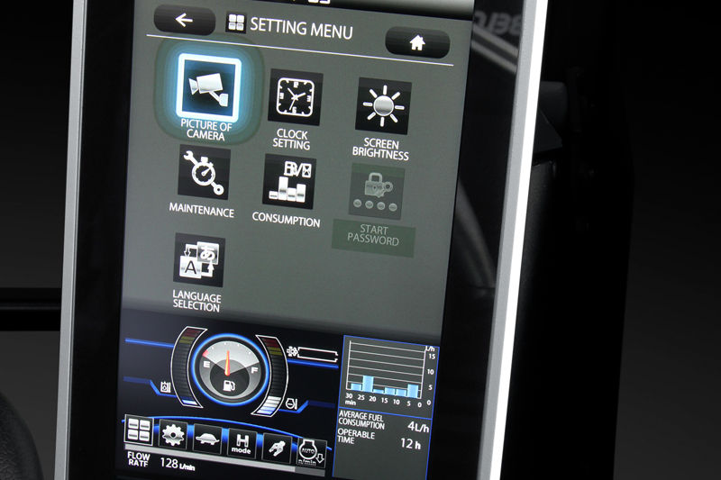 Image of Specialty Excavator SK140SRD-7 Car Demo Color Monitor for North America model