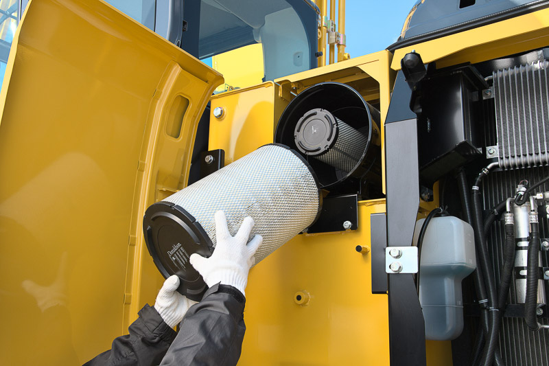 Imagem do filtro de ar longo do alcance da máquina escavadora SK210LC-10 da especialidade para o modelo de America do Norte