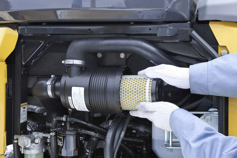 Imagen del modelo de miniexcavadora SK35SR-6E Air Filter of North America