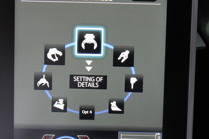 SR Series ED160BR-7 Front Attachment Mode Image of SR Series ED160BR-7 Attachment Mode for North America model