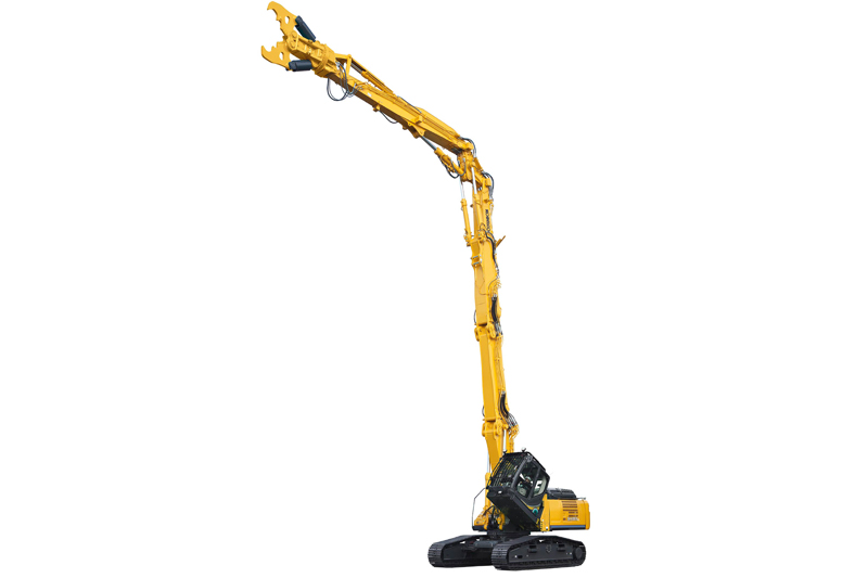 Imagen de la extensión completa del excavador para demolición de edificios SK400DLC-10 para el modelo de Norteamérica